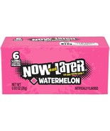 12x Packs Now &amp; Later Watermelon Candy ( 6 Pieces Per Pack ) Fast Free S... - $15.13 CAD