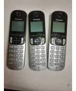 Lot of 3 Panasonic KX-TGCA21 Cordless Phone - For parts or repair - defe... - £12.58 GBP