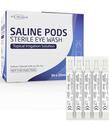 JFA Sterile Saline Eye Wash Wound Pods 20ml x 30 - $235.51 MXN