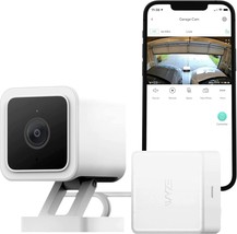 Wyze Smart Garage Door Opener W/Built-In Hd Video, Remotely Control, Way Audio - $64.99