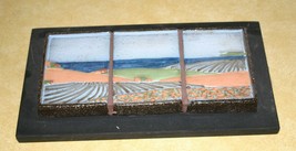 Vtg Allan Hytholm Keramik Ceramic Tile Landscape Denmark Danish Modern Folk Art - £123.32 GBP