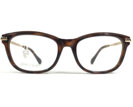Jimmy Choo Eyeglasses Frames JC248 OCY Brown Tortoise Gold Cat Eye 53-18-145 - £51.30 GBP
