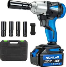 Cordless Impact Wrench, 2 IN 1 Screwdriver Head, 21V electric power wrench, - £36.63 GBP