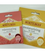 Burts Bees Rejuvenating Eye Mask Moisturizing Lip Mask Single Use Each L... - £5.41 GBP