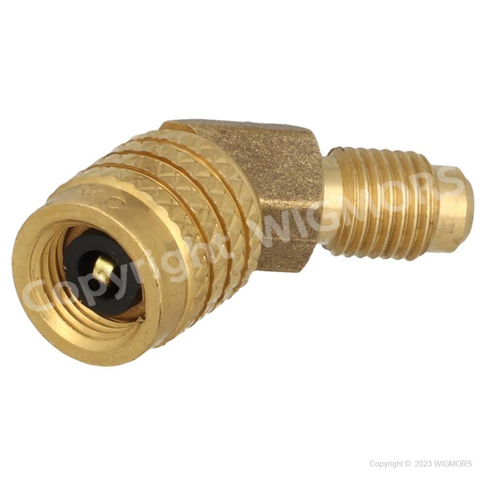 Złączka kątowa 45°  1/4&quot; SAE x 5/16&quot; SAE (1/2&quot;-20UNF) Mastercool - $91.39