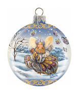 G.Debrekht Holiday Splendor Glass Fairy Girl Ball 3.5 in. - Glass Ornament - $83.40 CAD