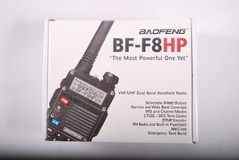 Baofeng BF-F8HP (UV-5R 3rd Gen) 8-Watt Dual Band Two-Way Radio (136-174MHz Vh... - £36.74 GBP