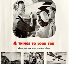 Kidde Extinguisher 1940s Advertisement Lithograph Post War Plane Guide D... - $49.99