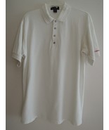 Mens Polo Shirt Size M - DUPONT Capital Management Logo S/S White Golf S... - £11.53 GBP
