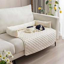 Velvet Pet Dog Bed Sofa Blanket For Medium Large Dogs Removable Washable... - £55.47 GBP+