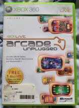 Arcade Unplugged Volume 1 (Xbox 360, 2006) Complete with Manual - £6.25 GBP