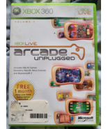 Arcade Unplugged Volume 1 (Xbox 360, 2006) Complete with Manual - $7.91