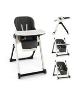 Foldable Feeding Sleep Playing High Chair with Recline Backrest for Babi... - £115.94 GBP