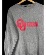 OU Alumni Sweatshirt Size L Adult Gray Crewneck Knit Oklahoma Sooners  - $1,108.92 MXN