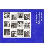 3910m Yellow Color Omitted ERROR Modern Architecture Mint NH - $350.00