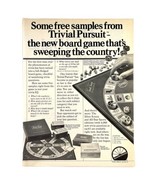 Trivial Pursuit Board Game Vintage 1983 80s Print Ad Trivia Retro - £10.52 GBP