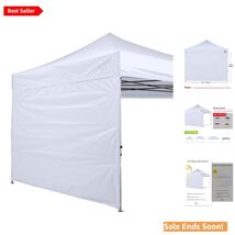 10x10 FT Waterproof Instant Canopy SideWall - UV Protection for Outdoor ... - $41.53