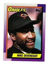1990 Topps #127 Mike Devereaux Baltimore Orioles - £1.60 GBP