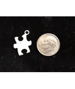 Puzzle Piece antique silver Charm Pendant - £8.96 GBP