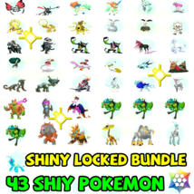 Shiny Locked Pokemon Bundle ✨ 43 Shiny Pokemon Teal Mask Indigo Disk New Shiny - £47.33 GBP