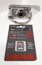 Fuji Film Finepix A800 Digital Camera 8.3MP Silver w/ New 8GB Sd Card Tested Look - $93.49