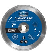 Century Drill &amp; Tool 75458 Diamond Continuous Rim Blade, 7&quot; - $57.40 CAD