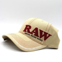 RAW Rolling Papers Snap Back Adjustable Hat With Hidden Compartment Under Visor - £15.72 GBP