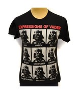 Star Wars Expressions Of Vader Black T-shirt Men&#39;s Size Medium Vintage - $10.38