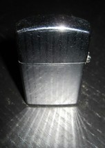  ATC Chrome Horizontal Striped Art Deco HEART shaped PIPE Petrol Lighter - $460.52 MXN