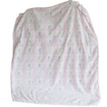 Pink Elephant Fleece Baby Blanket