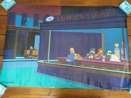 2007 Simpsons Nighthogs At The Diner Matt Groening Poster 36&quot; X 24&quot; - $34.64