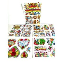 45 Vintage Window Cling Xmas New Year Halloween Thanksgiving Valentines Easter - £14.64 GBP