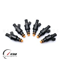 Set of 6 440cc Fuel Injectors for A6 323i 325i 328i 525i Mustang Regal V6 - £163.45 GBP