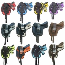 Treeless Synthetic Freemax Saddle with Matching Girth And Stirrups Avail... - $162.21
