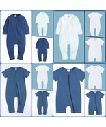 12psc BABY ROMPER-SLEEPER Long Short Sleeve Double Zip Cotton Footed/Mitted Boy - $83.30