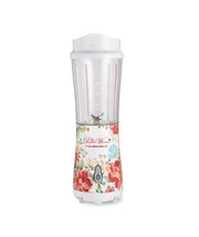 Pioneer Woman ~ Vintage Floral ~ 14-Ounce Personal Blender w/Travel Lid - £23.91 GBP