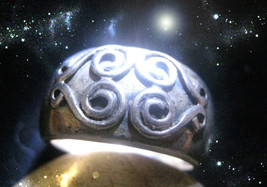 HAUNTED ORNATE RING 7 MASTER DIVINE GREATEST LOVER BLESSINGS SECRET  OOAK MAGICK - £7,228.20 GBP