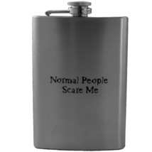8oz Normal People Scare Me Flask - £16.88 GBP