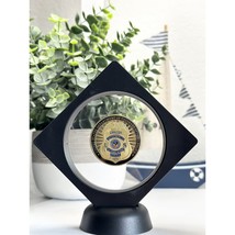 U S Dept of Veterans Affairs Police Challenge Coin 40mm With Display Case - $379.91 MXN