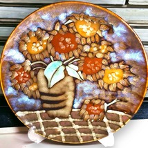 Linon Studio Pottery Wall Art Decor Sunflowers Earthly Vessel Large Dish 16.5in - £31.39 GBP