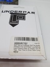 2 Packs UNDERPAR Golf Tees  7cm 20ct Packs image 3