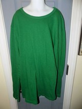 Crewcuts Green Solid Long Sleeve Shirt Size 16 Boy&#39;s - $16.79