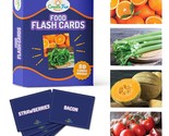 Food Flash Cards - 50 Educational Flash Cards For Children And Adults - ... - £28.18 GBP