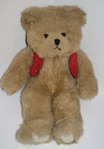 Applause Biscuit Teddy Bear 21&quot; Tan Plush Bravo Stuffed Soft Toy 13705 Vtg 1988 - £14.41 GBP