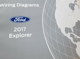 2017 Ford Explorer SUV Câblage Électrique Diagramme Manuel OEM Ewd 2017 - £62.43 GBP