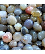 One Navrang Agate Tumbled Stone 20-25mm Reiki Healing Crystals Inspire P... - £1.33 GBP