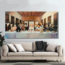 Last Supper of Marilyn Monroe with Music Stars Canvas Wall Art Posters - £7.90 GBP+