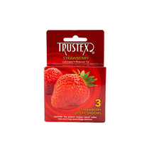 Trustex Strawberry Condoms 3PK - $3.35