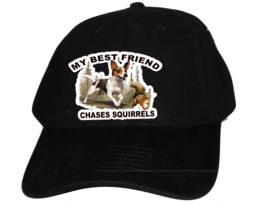 Cap Hat Black Squirrel Feist Picture My Best Friend Chases Squirrels - $20.99