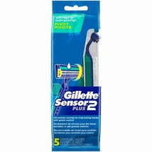 Gillette Sensor2 Plus Disposable Razors 5 ct Pack - £9.86 GBP